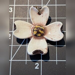 Ceramic Flower Pendant